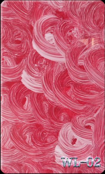 Red Whirlpool Perspex Cast Acrylic Plastic Sheet Furniture Crafts Weather