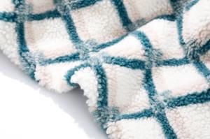 Wholesale Pattern Faux Sherpa Fabric 500m , Jacquard Polyester Sherpa Fabric from china suppliers