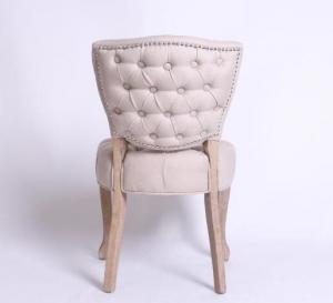 Wholesale Linen Fabric Furniture Dining Room Chairs PU Finish / Restaurant Dining Chairs from china suppliers