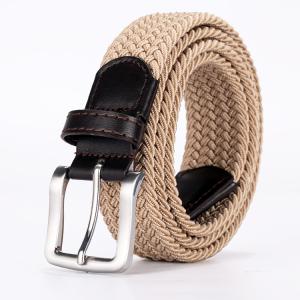 Wholesale Nylon Braided Elastic Stretch Belt Waist 93cm Invisible from china suppliers