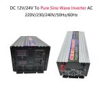 China Supplier 8kw DC 12V 24V 48V 60V To AC 220V 50Hz Pure Sine Wave off grid