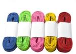 Wear Resistant Waxed Ice Hockey Skate Laces For Skate Shoes Double Yarns