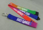 Heat Transfer Printing Tubular Lanyard With Safety Breakaway Plastic Clip