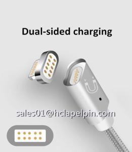 Wholesale Quick Charging 2.4A Micro USB Adapter Data Sync Magnetic Charging Cable For Iphone Samsung from china suppliers