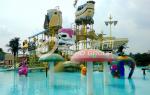 Fiberglass Aqua Playground Equipment Customized Big Water House For Family Fun
