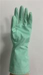 M 55g Green 300mm Latex Dishwashing Gloves Spray Flocklined
