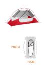 one person Aluminum Pole Camping Tent Two Layer Camping Tent GNCT-004