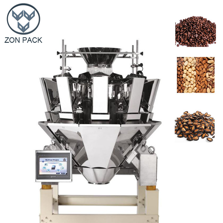 Cookies Biscuits Multihead Weigher 300g 500g High Accuracy 0.1-1.5g