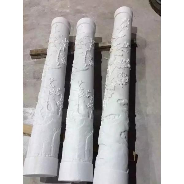 Three Dimensional Stone Carving CNC Machine Roman Column
