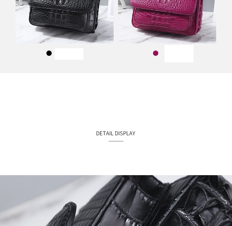 Exotic Genuine Crocodile Skin Silver Chain Lady Purse Real True Alligator Leather Women Purse Female Single Shoulder Bag