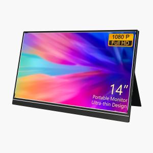 Wholesale PC / Smartphone 1080p 14 Inch Portable Monitor With Stereo Speaker from china suppliers