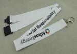 Sport Meeting Neck Custom Printed Lanyards Polyester With Mobile Holder