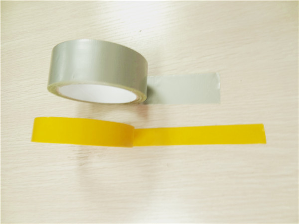Single Sided Cloth Duct Tape , Hot Melt Gray Thin Duct Tape Pipe Wrapping