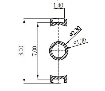 5A Magnetic Pogo Pin Connector 8.0mm Spring Connectors Round