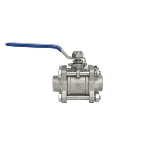 Wholesale 3PC Full Port Thread Ball Valve with Industrial Usage and Thread Connection Form from china suppliers