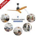 Remote Control OEM Decorative Ceiling Fan Without Light 3 Speed Choice