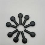 Medical 4mm ECG / EKG Accessories Black Banana Electrode Adapters To Snap End