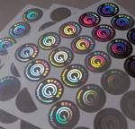 Printed 3D PET laser mterial anti counterfeit security hologram stickers