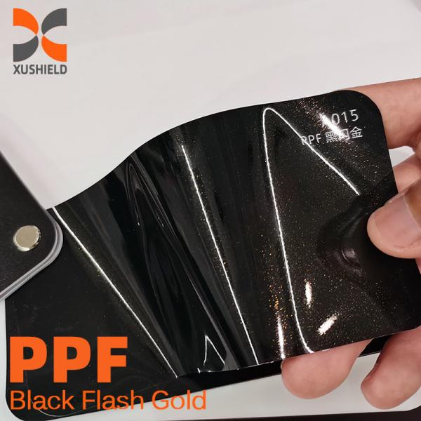 XUSHIELD color self healing paint protection films car wrap vinyl gloss black