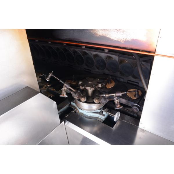 Rolled Wafer Ice Cream Production Line 1.5hp With Durble Baking Plates