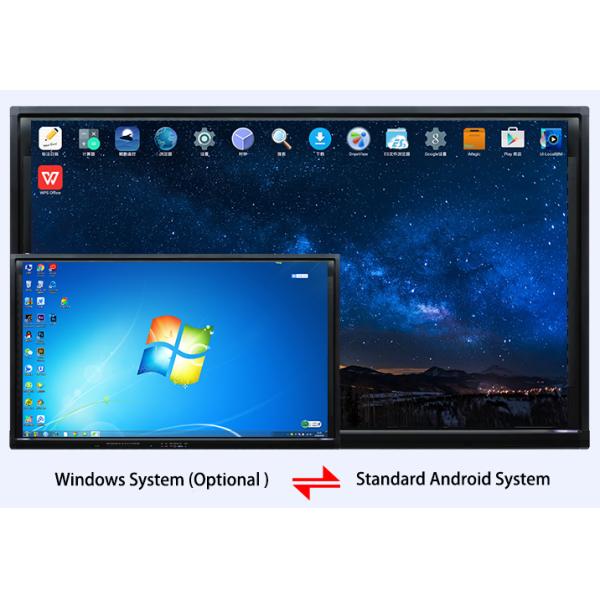 USB Electronic Interactive Whiteboard , 86'' Smart Board Flat Panel