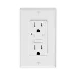 Wall Mount GFCI Outlet 125V 60Hz For Electrical Safety And Efficiency