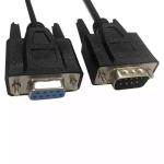 7ft Serial RS232 RJ45 Cable Db9 Male To Db9 Female White Black Color