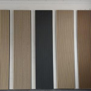 Wholesale Transform Space Catilan Wood Akupanel Perfect Combination Of Style And Acoustic Absorption from china suppliers