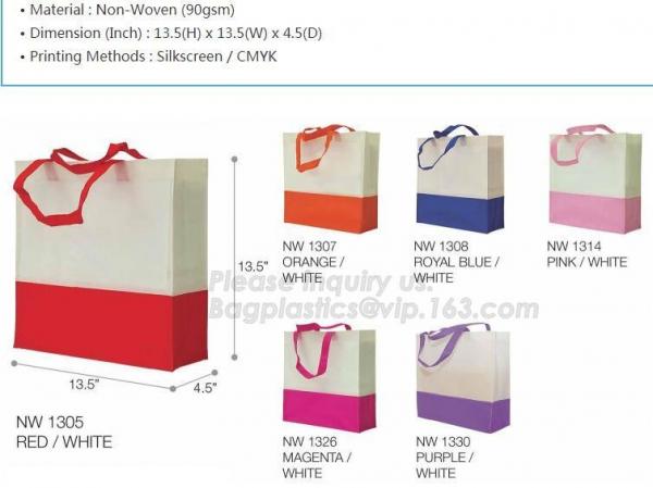 Lunch bag, bottle bag, food package, Big size Non woven bag 100 gsm, Non woven bags manufacturer philippines/india/kolka