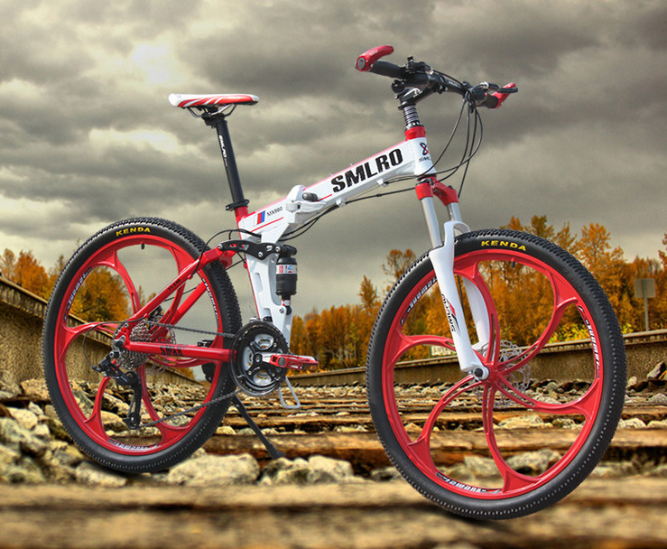 SHIMANO Derailleur 26×1.95 Aluminum Folding Mountain Bike