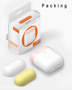 Wholesale Compatible for AirPods Case 2 &amp; 1 Shockproof Protective Silicone Cover Skin for AirPods Charging Case Luminous from china suppliers