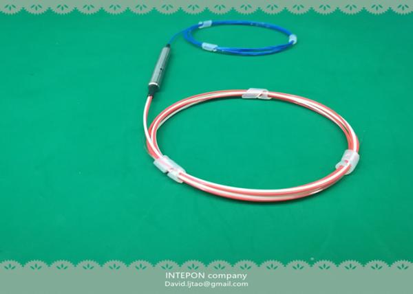 Fiber optic circulator, 1550nm, 3 ports, 0.7dB insertion loss, 50dB isolation.