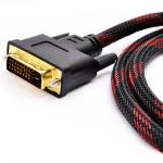 HDMI to DVI 24+1 Cable Support 1080P Full HDMI Male to DVI-D Male High Speed