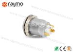Space Saving Half Moon Connector , Female Coax Connector High Density Installati