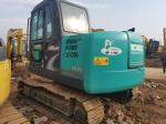 Turbocharging Fuel Saving SK75-8 Used Kobelco Mini Excavator