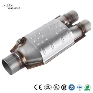 Wholesale 2&quot;, 2.5&quot; Universal Oval China Factory Exhaust Auto Catalytic Converter Sale from china suppliers