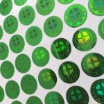 Custom printing peel off laser sticker, wholesale prices label sticker printing,