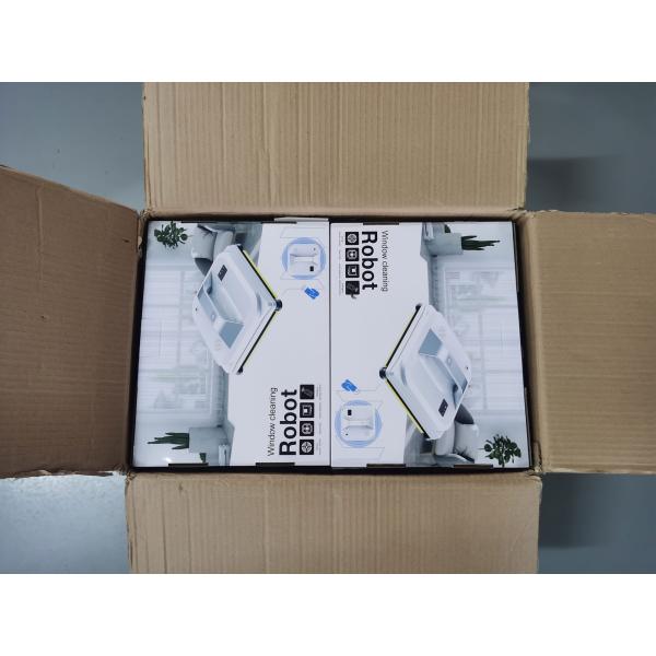 Speed Electric Window Cleaning Robot Vacuum Cleaner Huidi 80W Infrared Remote Control