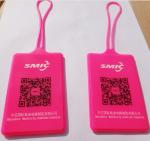 Customized Silicone Tag / Silicone Card Holder / Silicone Cover With Print Bar