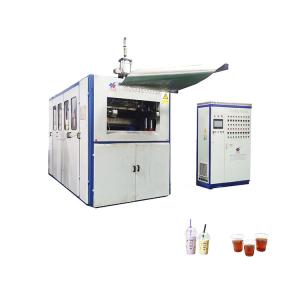 Wholesale Used plastic cup thermoforming machine disposable plastic cup making machine/glass forming machine /food tray thermoforming machine from china suppliers