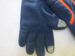 Winter gloves for Men and Woven Robbin Cuff--Fleece Glove--Polyester glove-Touch