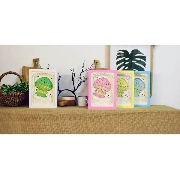 Visual Merchandising Retail Display Props , Paper Cut Lamp Box Theme Facing Giant