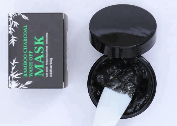 Pore Cleansing Mud Face Mask / Bamboo Charcoal Mud Mask For Moisturizing