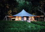 UV-protection PVC Fabric Lightweight Bell Tent Hotel Customized Size