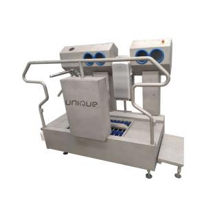 Wholesale Industrial Boot Hygiene Cleaning Station Machine with 304 Stainless Steel Material from china suppliers