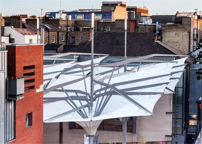 Wholesale Prefabricated Walkways Tulip Umbrella Automatic Durable Membrane Structures from china suppliers