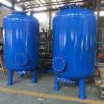 Shallow Quartz Sand Activated Carbon Stainless Steel Filter Automatic Backwashin