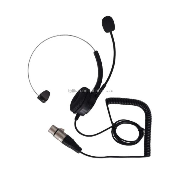 Professional Intercom Headset Professional Interphone NE-11 Earphones and