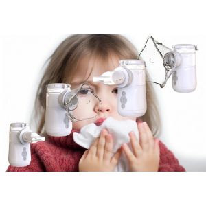 Handheld Battery Mesh Nebulizer Machine Budesonide Fr Infants And Children
