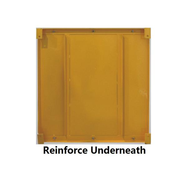 Expanded Metal Oxygen Cylinder Storage Cages , Twin Door Gas Can Storage Cabinet